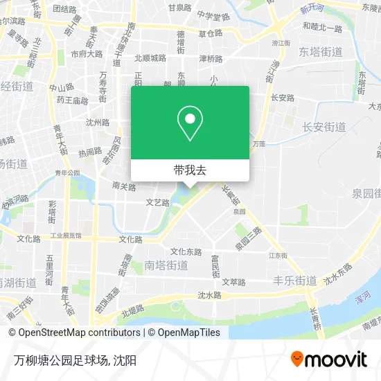 万柳塘公园足球场地图