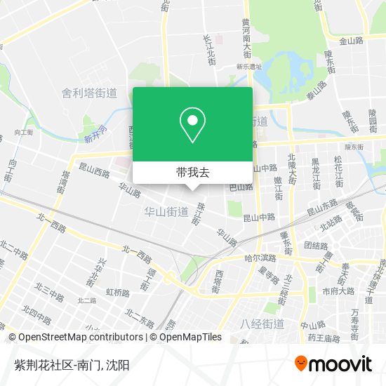 紫荆花社区-南门地图