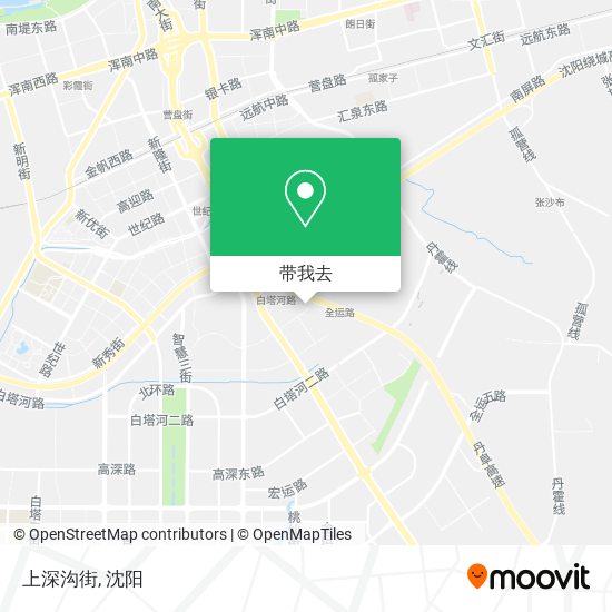 上深沟街地图