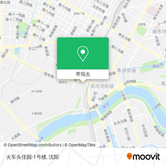 火车头佳园-1号楼地图