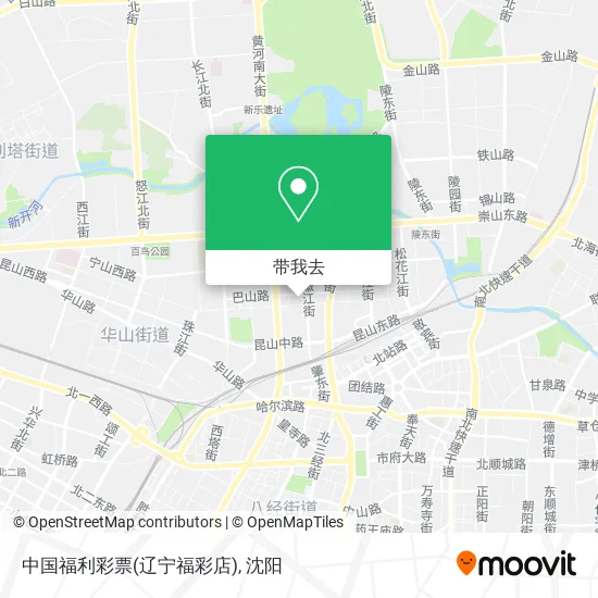 中国福利彩票(辽宁福彩店)地图