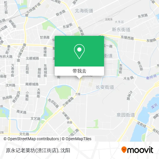 原永记老菜坊(滂江街店)地图
