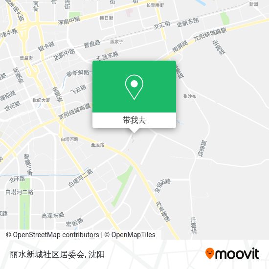 丽水新城社区居委会地图