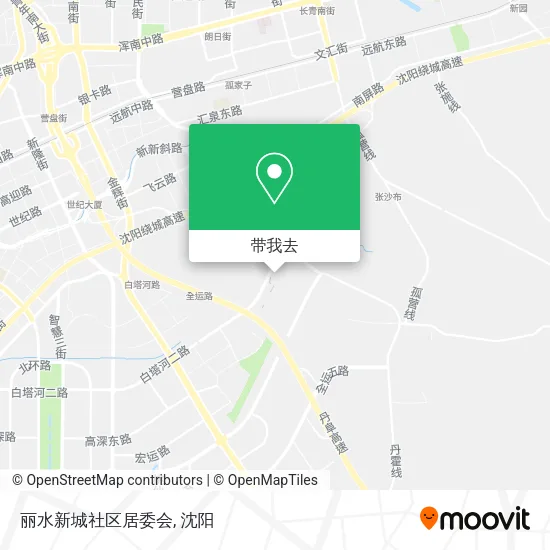丽水新城社区居委会地图