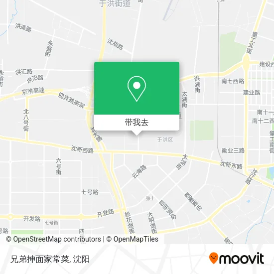 兄弟抻面家常菜地图