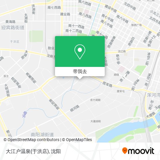 大江户温泉(于洪店)地图