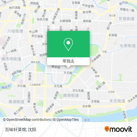 百味轩菜馆地图
