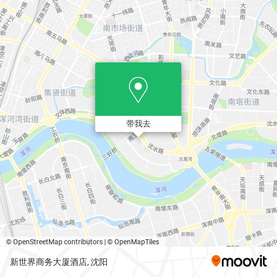新世界商务大厦酒店地图