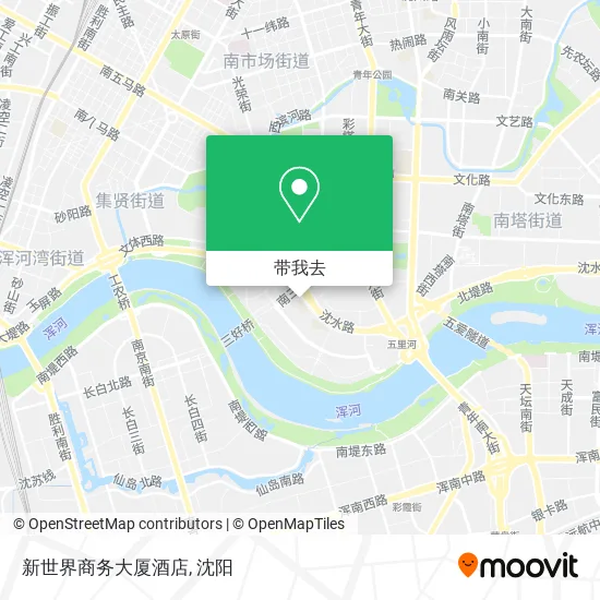新世界商务大厦酒店地图