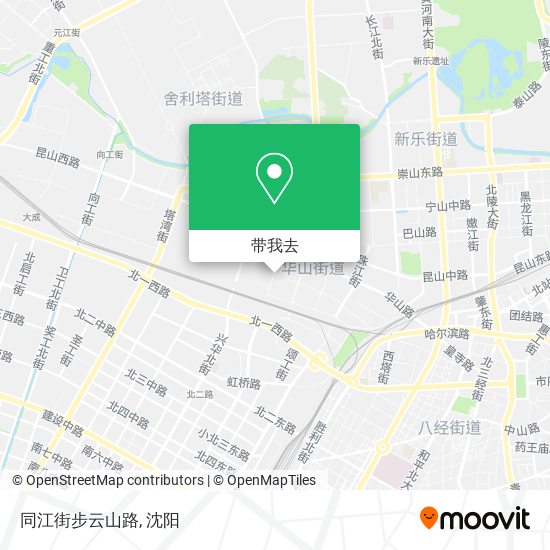 同江街步云山路地图