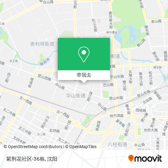 紫荆花社区-36栋地图