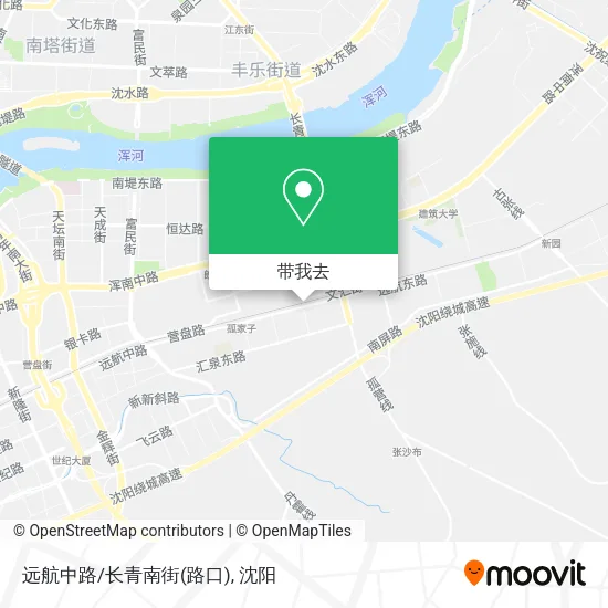 远航中路/长青南街(路口)地图