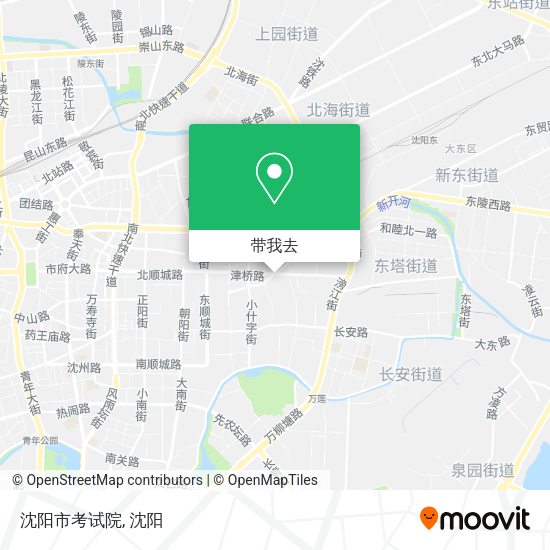 沈阳市考试院地图