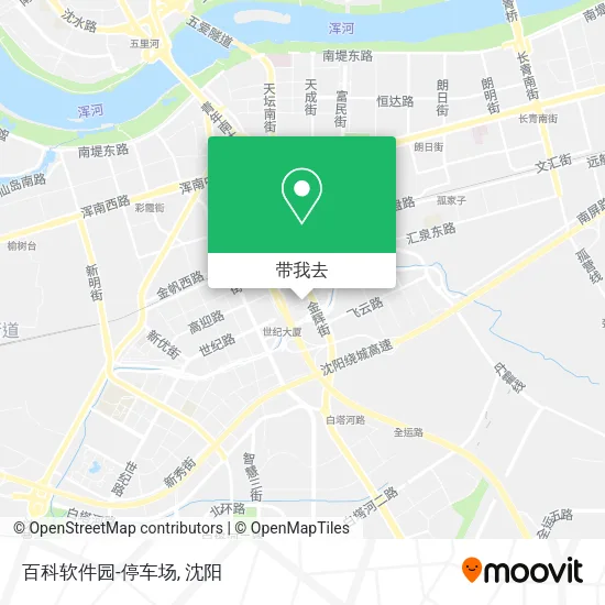 百科软件园-停车场地图