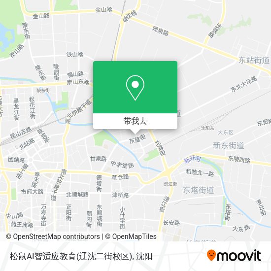 松鼠AI智适应教育(辽沈二街校区)地图