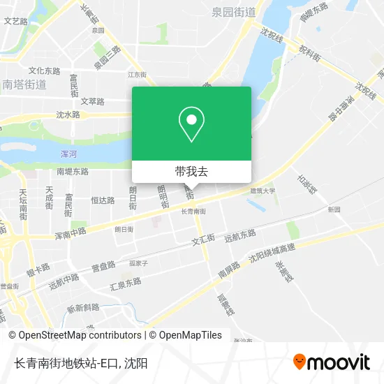 长青南街地铁站-E口地图