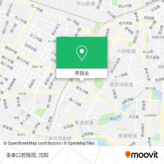 圣泰口腔医院地图