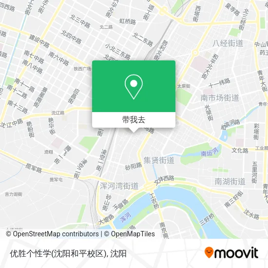 优胜个性学(沈阳和平校区)地图