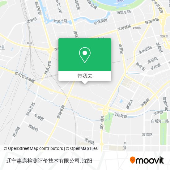 辽宁惠康检测评价技术有限公司地图