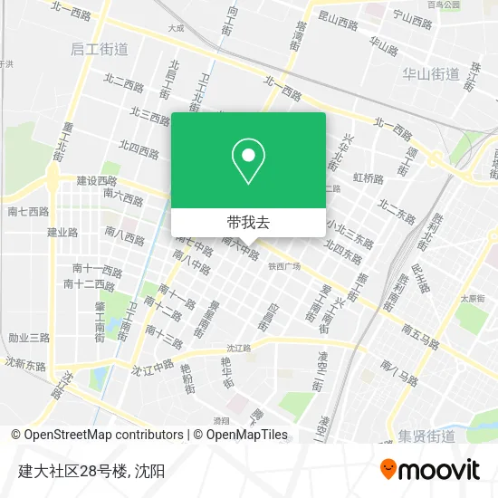 建大社区28号楼地图
