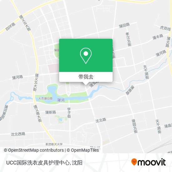 UCC国际洗衣皮具护理中心地图
