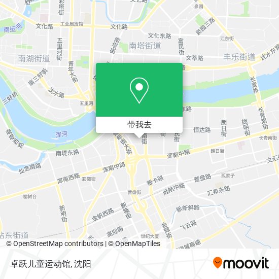卓跃儿童运动馆地图
