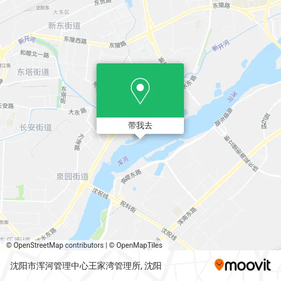 沈阳市浑河管理中心王家湾管理所地图
