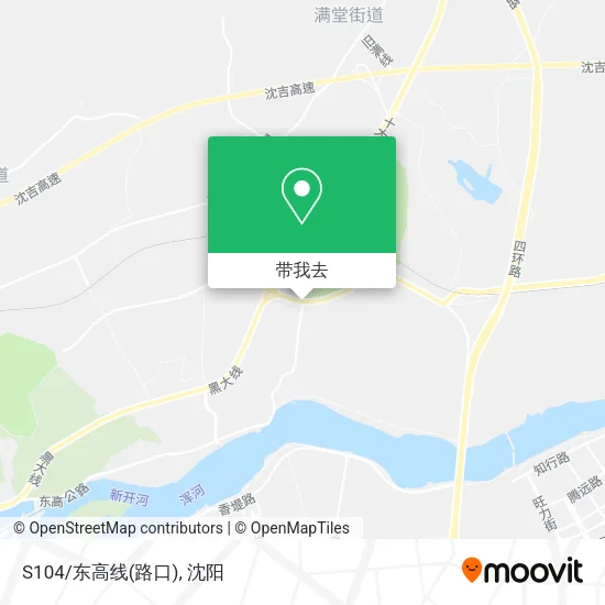 S104/东高线(路口)地图