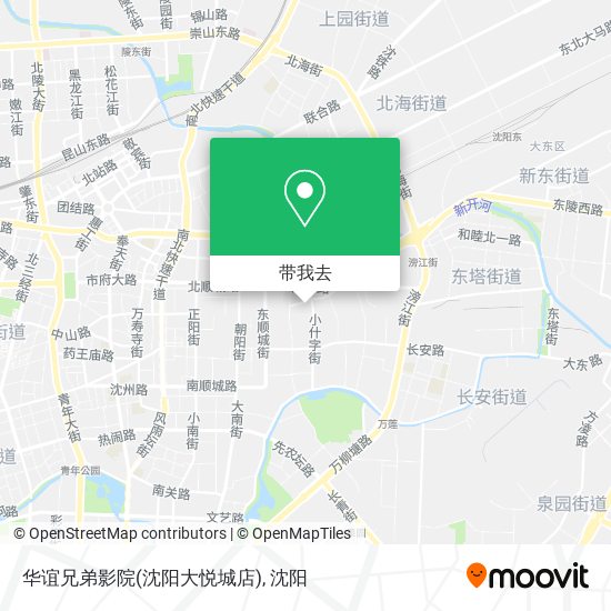 华谊兄弟影院(沈阳大悦城店)地图