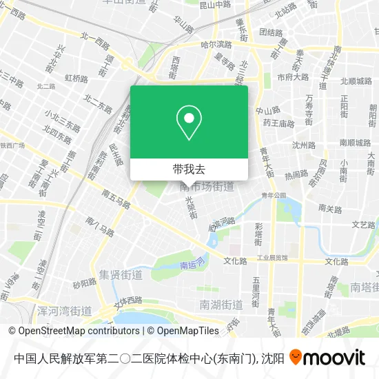 中国人民解放军第二〇二医院体检中心(东南门)地图