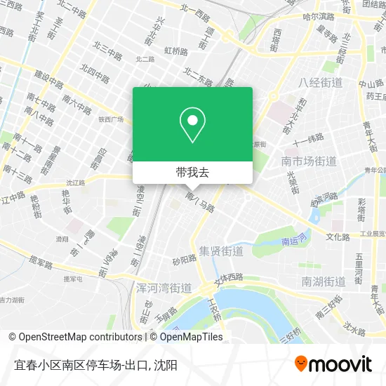 宜春小区南区停车场-出口地图