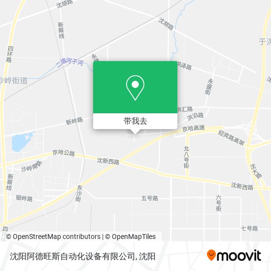 沈阳阿德旺斯自动化设备有限公司地图
