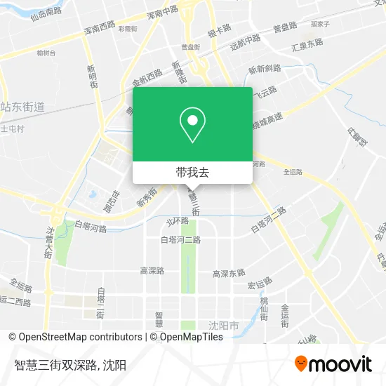 智慧三街双深路地图