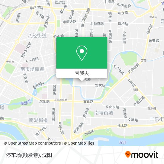 停车场(顺发巷)地图