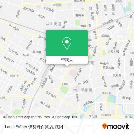 Laula Frâner 伊勢丹百貨店地图