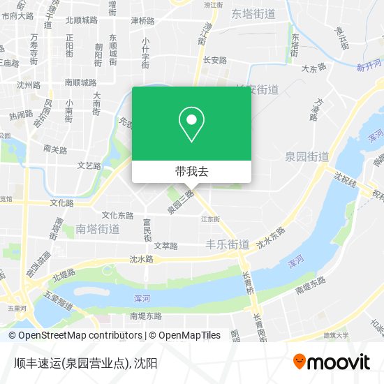 顺丰速运(泉园营业点)地图