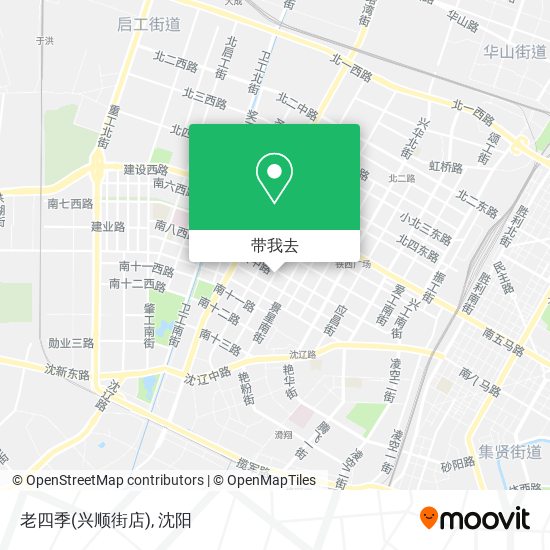 老四季(兴顺街店)地图