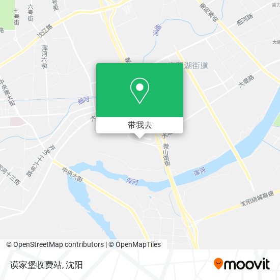 谟家堡收费站地图
