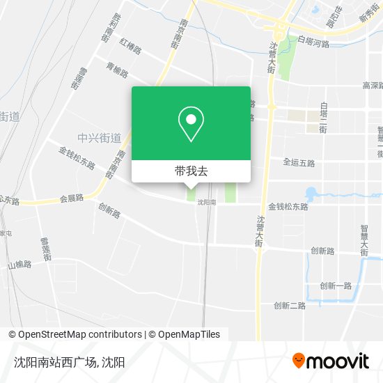 沈阳南站西广场地图