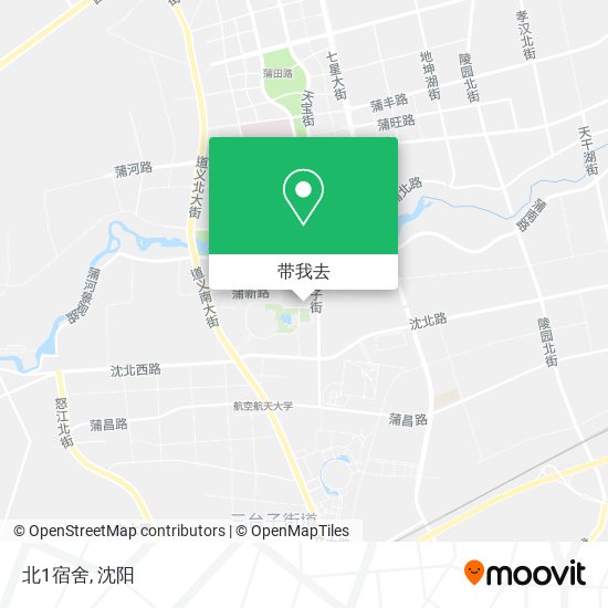 北1宿舍地图