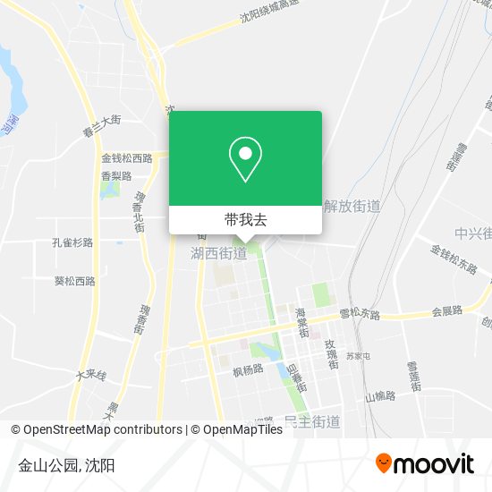 金山公园地图
