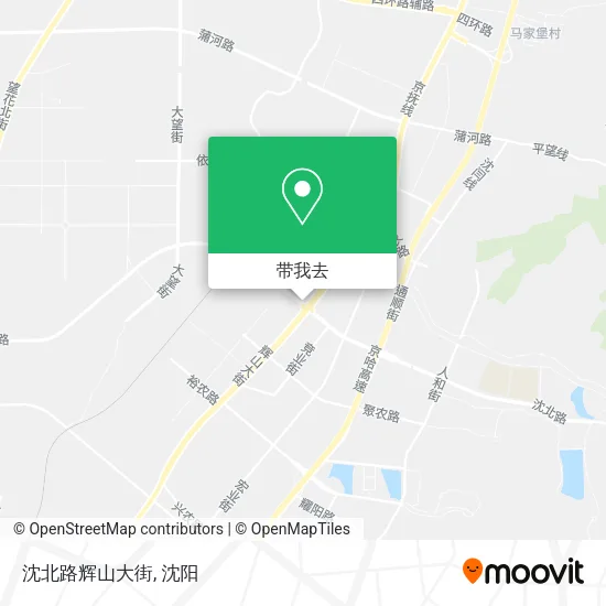 沈北路辉山大街地图