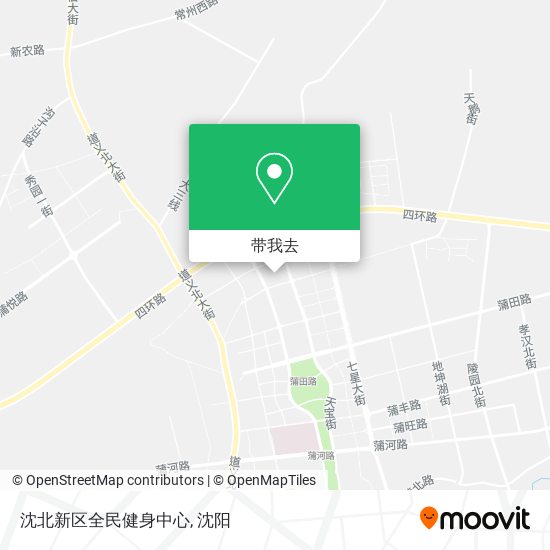 沈北新区全民健身中心地图