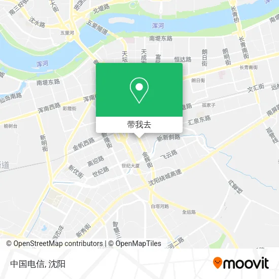 中国电信地图