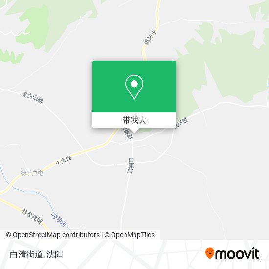 白清街道地图