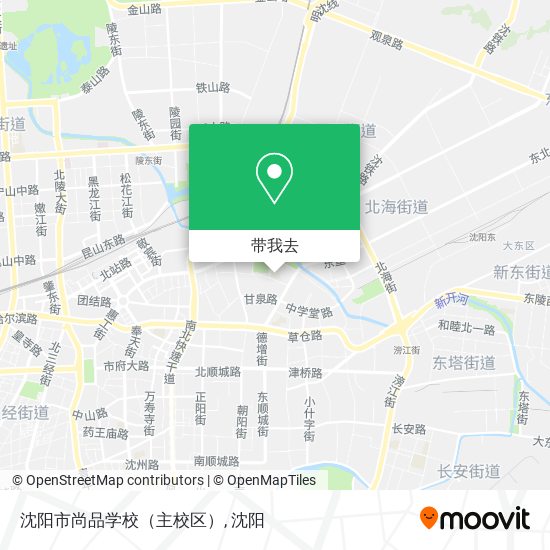 沈阳市尚品学校（主校区）地图