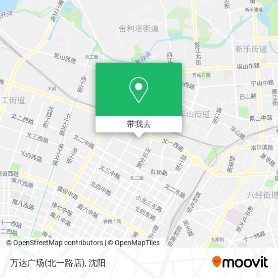 万达广场(北一路店)地图