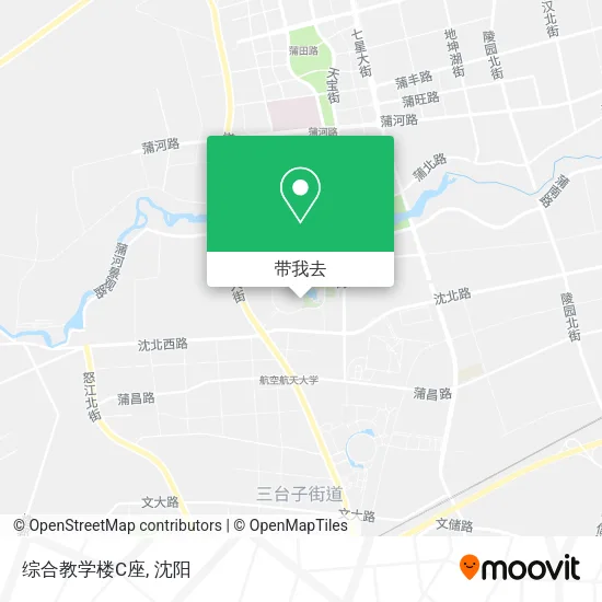 综合教学楼C座地图