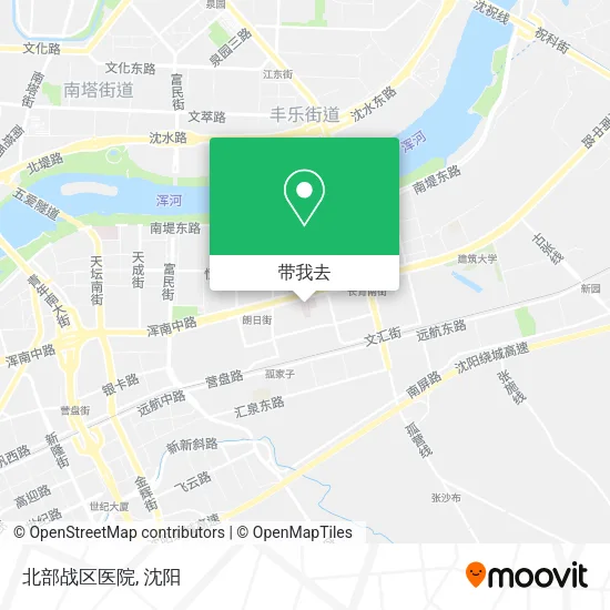 北部战区医院地图