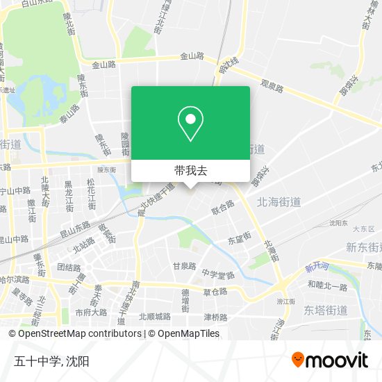 五十中学地图
